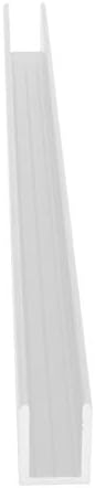 Brixwell SDCD38BS-CCP18 Brushed Stainless 3/8" Fixed Panel Shower Door Deep