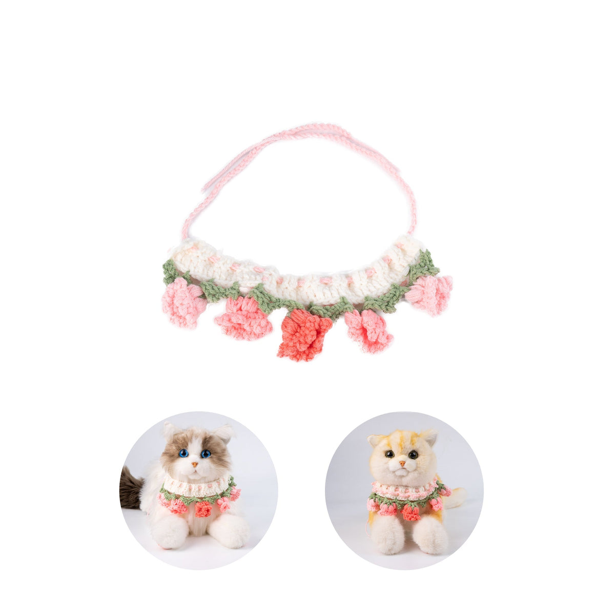 Bellflower Scarf - Pink  for Cat Dog & Pet