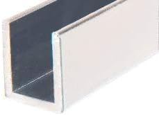 Brixwell SDCD38AB-CCP12-XCP25 Brushed Anodized 3/8" Fixed Panel Shower Door