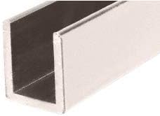 Brixwell SDCD38PN-CCP48-XCP50 Polished Nickel 3/8" Fixed Panel Shower Door Deep