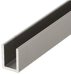 Brixwell SDCD38SN-CCP36-XCP50 Satin Nickel 3/8" Fixed Panel Shower Door Deep