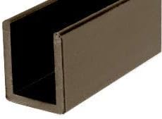Brixwell SDCD380RB-XCP10 Oil Rubbed Bronze 3/8" Fixed Panel Shower Door Deep
