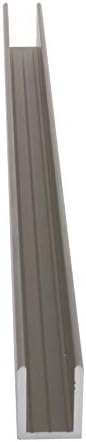 Brixwell SDCD38GM-CCP24-XCP5 Gun Metal 3/8" Fixed Panel Shower Door Deep