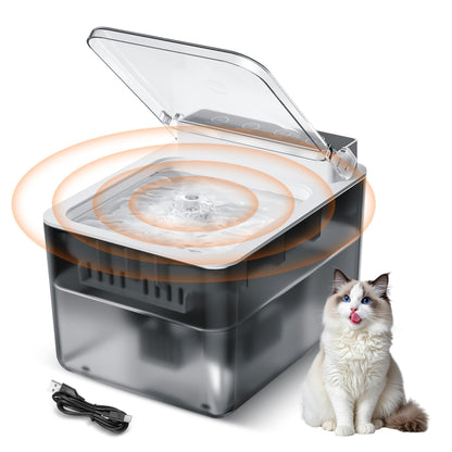 Wired Automatic Pet Fountain Dog Water Dispenser Automatic Sensing Function