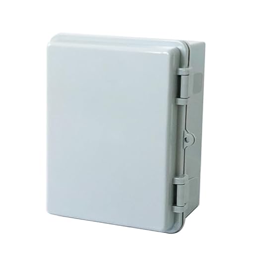 Co. ABS 6.6" x 8.7" x 4.3" Waterproof IP67 Hinged Electronics Box
