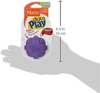 Hartz DuraPlay Bacon Scented Dog Toys, Small (Assorted Color)