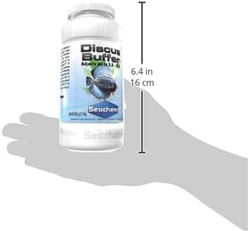 Seachem Discus Buffer 500gram,white. Adjusts pH to 5.8-6.8