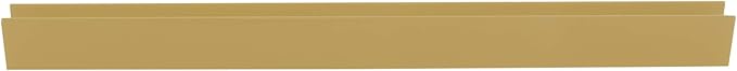Brixwell SDCD38SB-CCP18-XCP5 Satin Brass 3/8" Fixed Panel Shower Door Deep