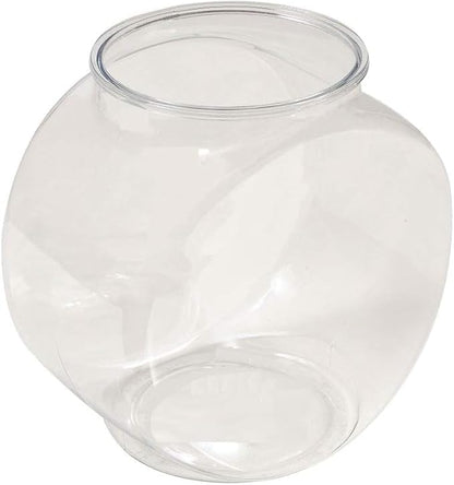 Koller Products 1-Gallon Fish Bowl, Impact-Resistant Plastic