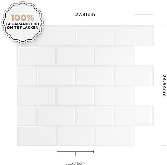 SMART TILES Peel and Stick Backsplash