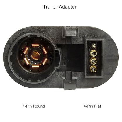 CK4T-13B576-KE Trailer Tow Rear Bumper Wiring Connector Harness Kit for Ford 2015-2019 Transit 150 250 350, Replaces CK4Z-13A576-B, 9U5Z-14489-MAA