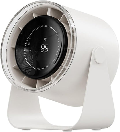 DURBESTER Small Desk Fan, 28dB Ultra-Quiet Desktop Air Circulator