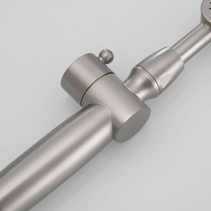 Brushed Nickel Handheld Bidet Sprayer Attachment