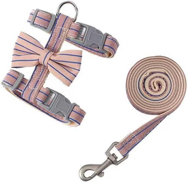 Butterfly Bow Tie Cat Harness and Leash Set - Adjustable, Escape-Proof, Breathable Kitten Vest with Cute Design for Small Cats & Indoor/Outdoor Safety