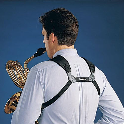 Neotech Soft Harness, Loop Attachment Saxophone Strap (2501272) Black
