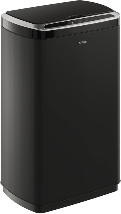 Kraus GarbagePro Rectangular 13 Gallon Hands-Free Motion Sensor Trash Can
