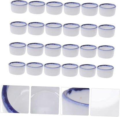 Garneck 24pcs Climbing Pet Water Basin Reptile Feeder Dish Tarantula Keeper Small Water Dish for Tarantula