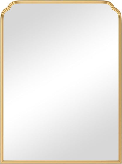 30X40 Inch Gold Bathroom Mirror