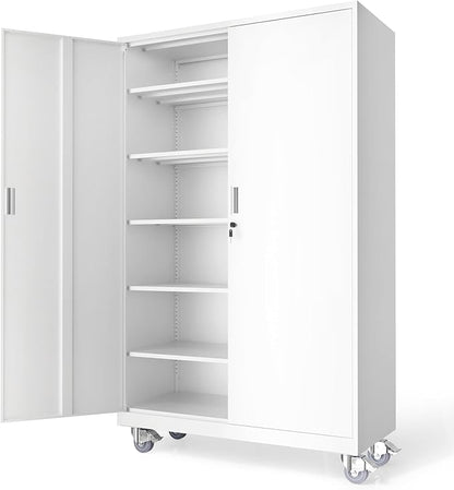 VINGLI Large Metal Storage Cabinet