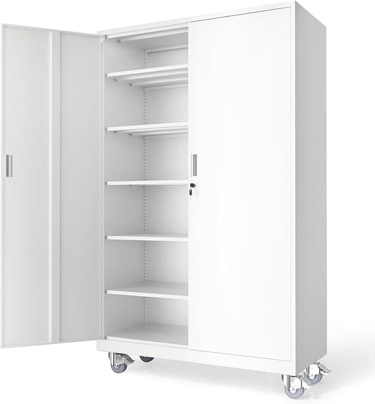 VINGLI Large Metal Storage Cabinet