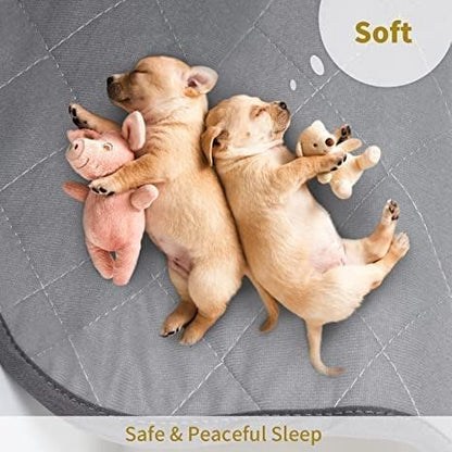 CoolShields Washable Pee Pads for Dogs, 18'' x 24'', Grey, 4 Pack | Ultra-Absorbent Reusable Waterproof Puppy Pad for Crates, Playpens, Carpets, and Floors—Ideal for Dogs, Cats, and Small Pets