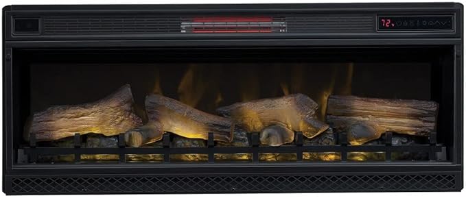 ClassicFlame 42" 3D Infrared Quartz Electric Fireplace Insert