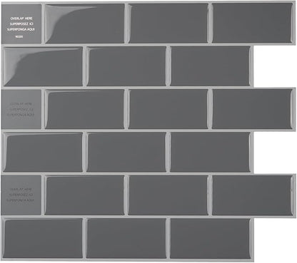 SMART TILES Peel and Stick Backsplash