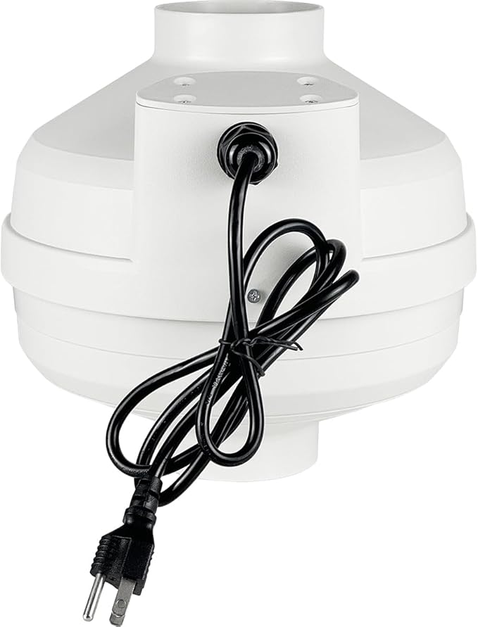 MIDCVFRUN 4 inch Radon Fan, 2 speed 260/188CFM Radon Mitigation System Quickly