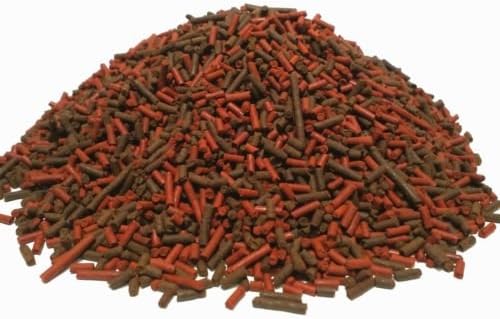 Aquatic Foods Inc. California Blackworm & Beef Heart Mix Micro Sticks, APX 3/64" x 1/4" to 5/16" Micro Sinking Sticks, for Discus, Cichlids, Tetras, Guppies, Live Bearers, All Tropical Fish - 2-lbs