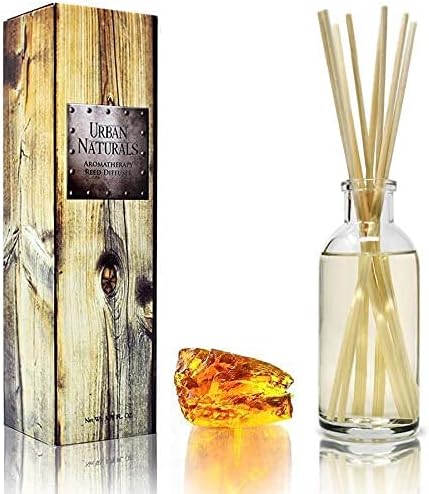 Urban Naturals Warm Vanilla Amber Reed Diffuser Gift Set | Creamy. Warm.