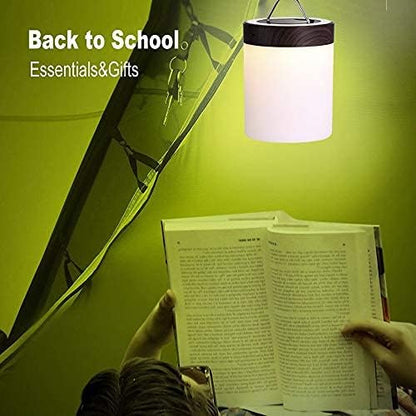 Bedside Lamp, Touch Lamp for Bedrooms, Table Lamp with Dimmable Warm Light, Rechargeable Portable Touch Sensor LED Color Changing RGB Night Light, Best Gifts for Baby, Teens, Kids Adults