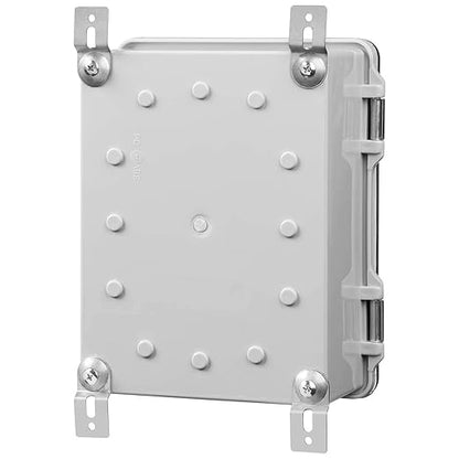 Co. ABS 6.6" x 8.7" x 4.3" Waterproof IP67 Hinged Electronics Box