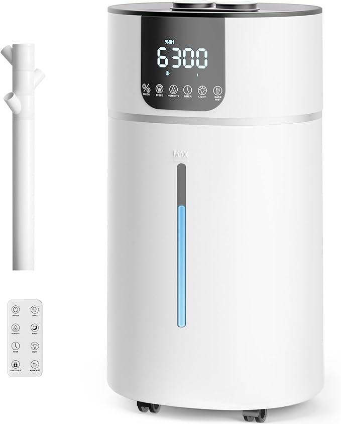 AreShark 4.2 Gal/16L Humidifier Large Room, Cool Warm Mist 2000ft² Whole House