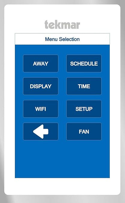 tekmar Invita Wi-Fi Thermostat | 2-Wire, Energy Star Approved, 2-Stage Cool