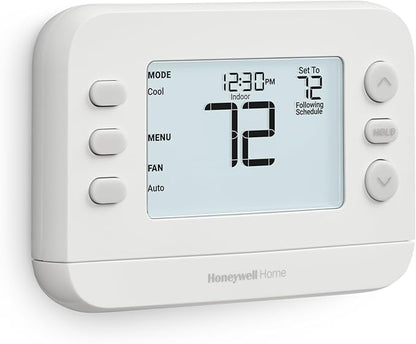 New! Honeywell Home Programmable Thermostat, Single-Stage, 1 Heat/1 Cool