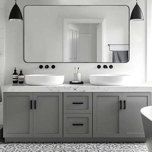 ANDY STAR Black Bathroom Mirrors