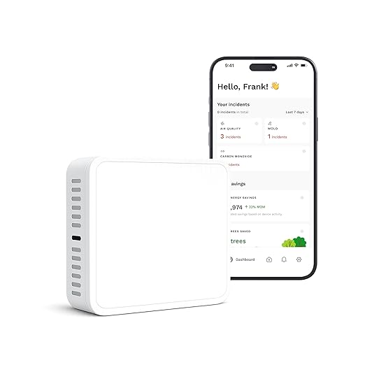 Layla Eco Air Quality Sensor & Air Quality Monitor Indoor – Smart Indoor Air