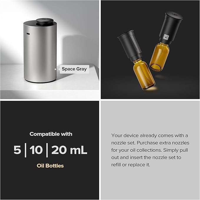 Airversa Waterless Essential Oil Diffuser Starter Kit