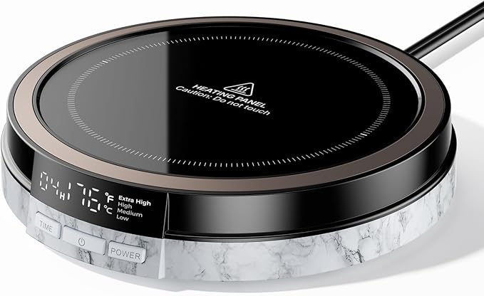 Coffee Mug Warmer for Desk, 50W Fast Heating Cup Warmer