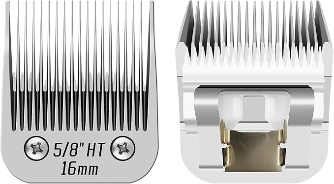 5/8HT（64930） Blade Dog Grooming Clipper Replacement Blades Compatible with Andis Dog Clippers,Detachable Stainless Steel Blade,Size-5/8 HT, Cut Length-5/8 Inch