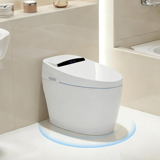 Smart Toilet Bidet with Auto Open Close, One Piece Bidet Toilet with Bidet