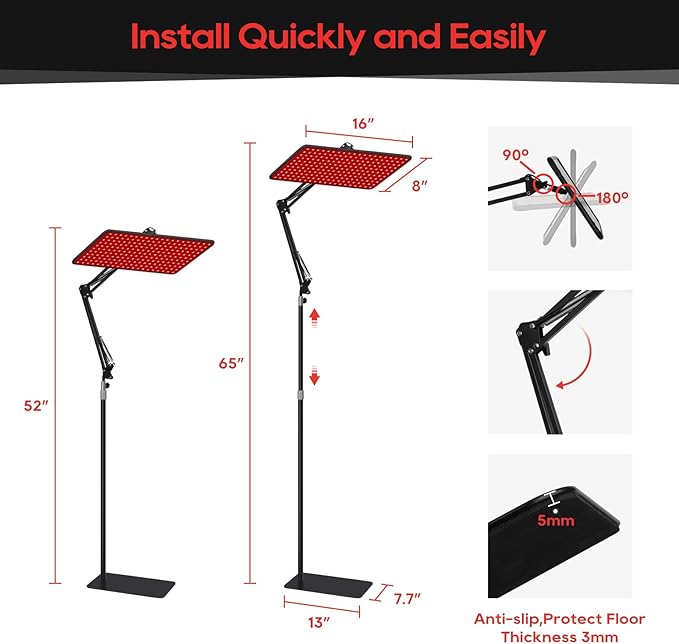 Morfone Advanced Red Light Therapy Lamp