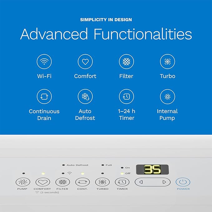 hOmeLabs Dehumidifier for Home, Basements