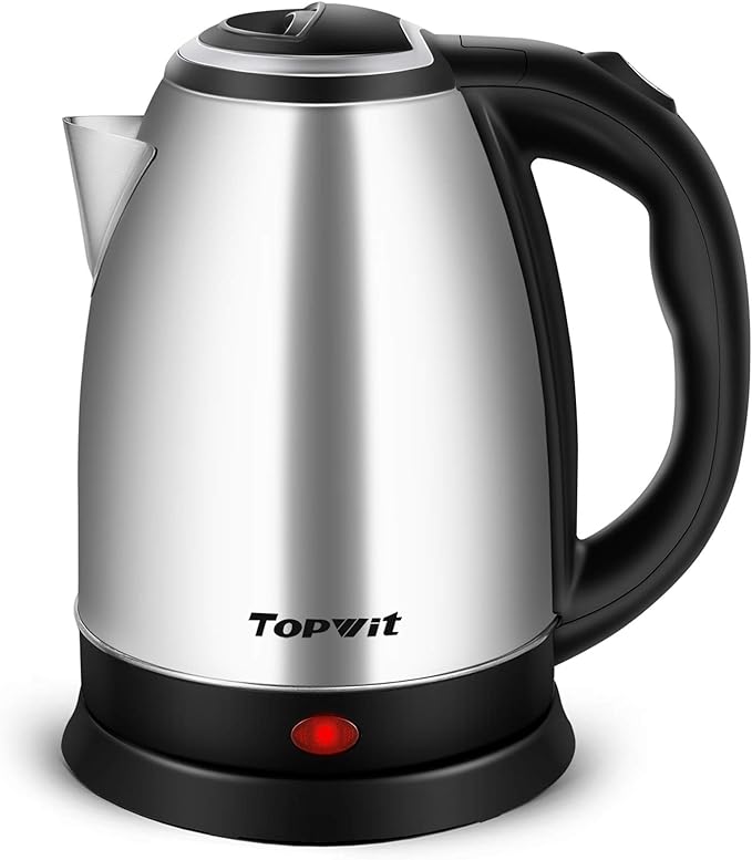 TOPWIT Electric Kettle, 2.0L Hot Water Kettle Electric, BPA-Free Stainless