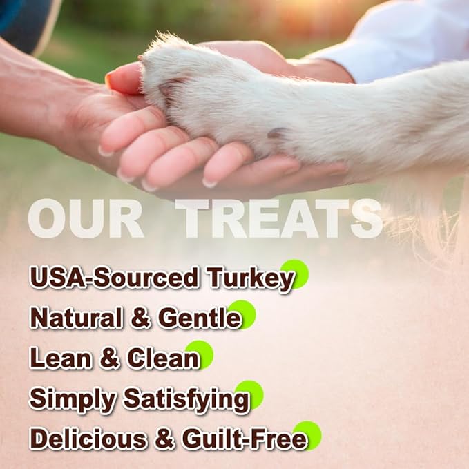AFreschi Turkey Tendons for Dogs, USA-Sourced, Healthy Dog Treats, Rawhide-Free Puppy Chews, Long Lasting, All Natural, Hypoallergenic Dog Treats, Classic Series, Flaked, 3.5 oz Pack