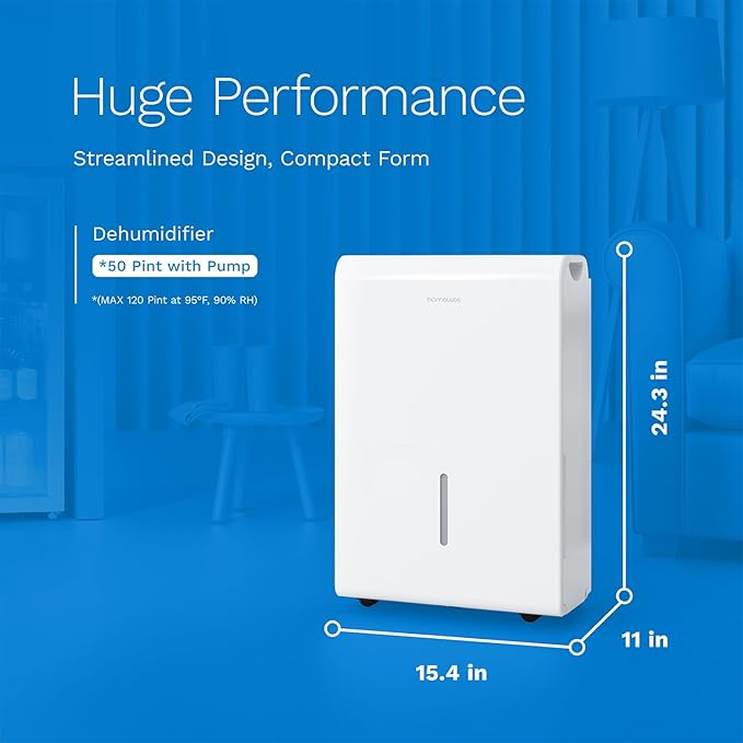hOmeLabs Dehumidifier for Home, Basements