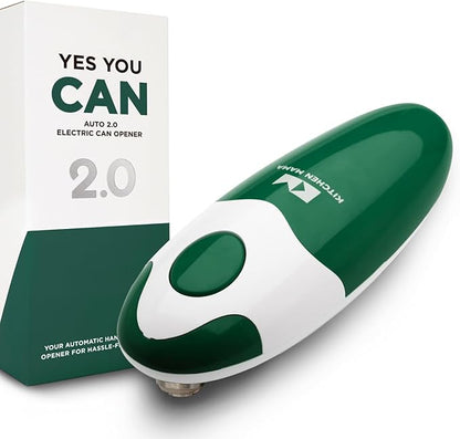 Kitchen Mama Auto 2.0 Electric Can Opener: Blade Opens Almost Any Can Pop or