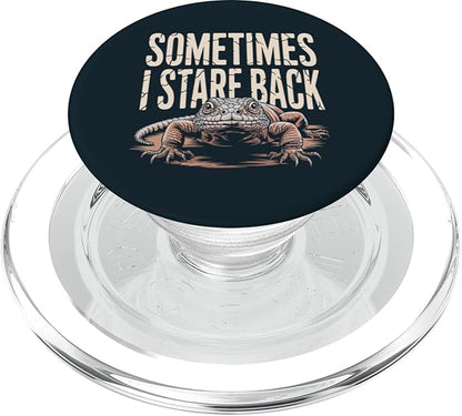 Uromastyx Owner Stare Back Uromastyx PopSockets PopGrip for MagSafe