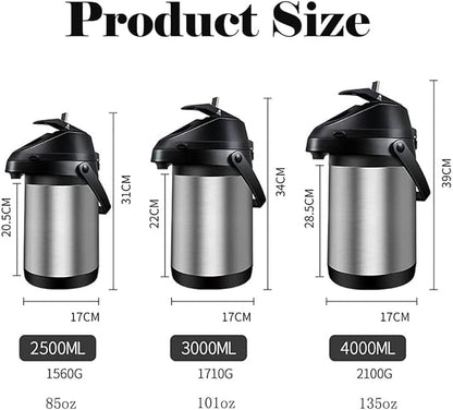 135 oz&4L Airpot Coffee Carafe Thermal