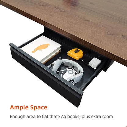 1 Pack Under Desk Drawer 18", Pull-out Storage Organizer